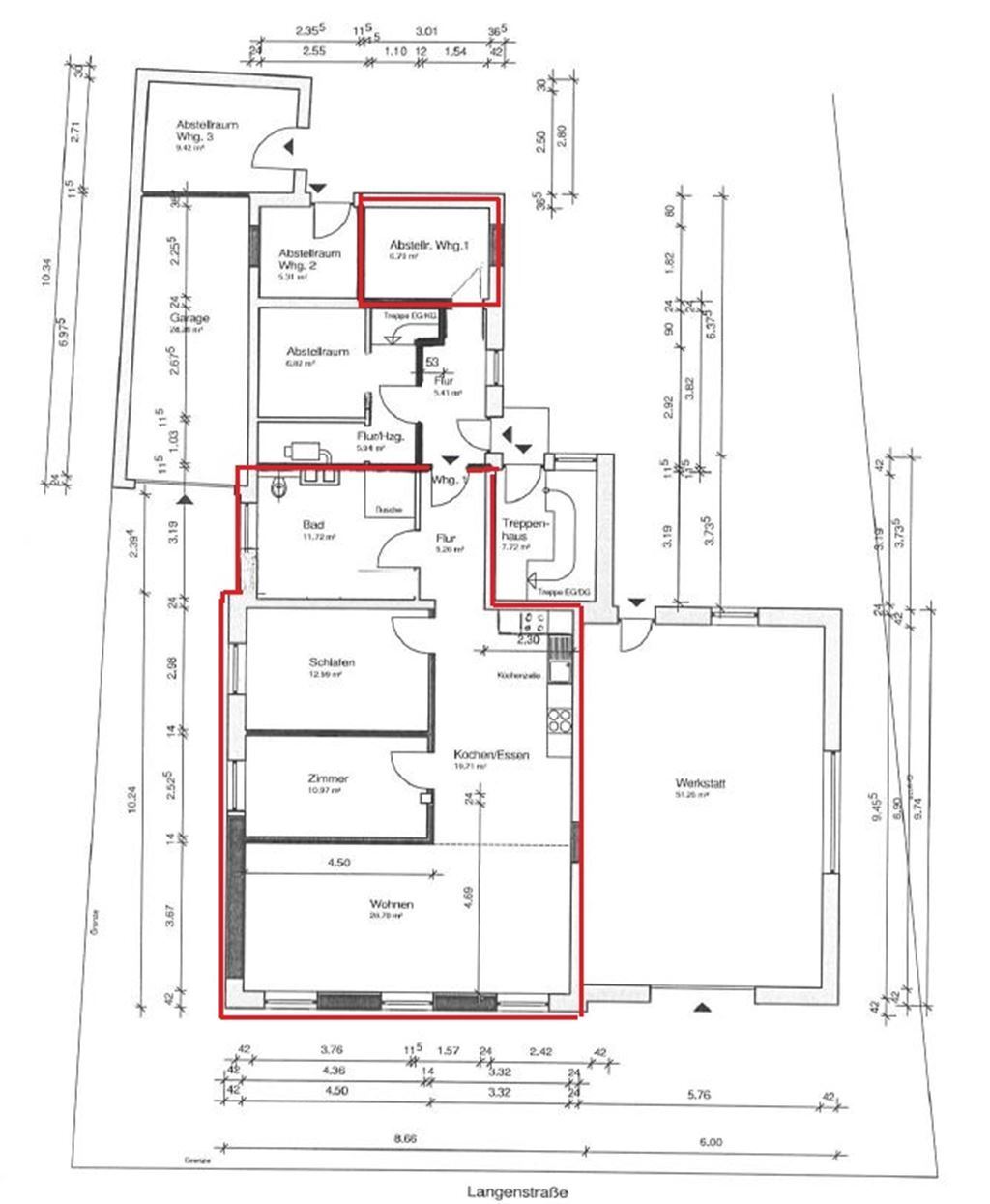 Wohnung zur Miete 650 € 3 Zimmer 89 m²<br/>Wohnfläche EG<br/>Geschoss 01.02.2025<br/>Verfügbarkeit Langenstraße 16 Twistringen Twistringen 27239