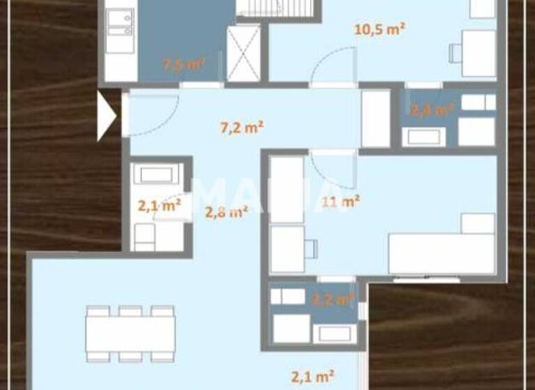 Studio zum Kauf 147.910 € 4 Zimmer 128 m² 1. Geschoss Point E, Dakar Point E 10 700