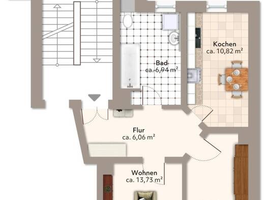 Wohnung zum Kauf 2 Zimmer 55 m² Zwenkau 04442