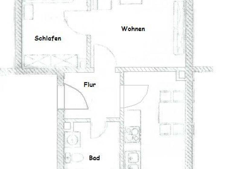 Wohnung zur Miete 480 € 2 Zimmer 54 m² frei ab 01.05.2026 Breitenfelder Straße 85 Gohlis-Mitte Leipzig 04157