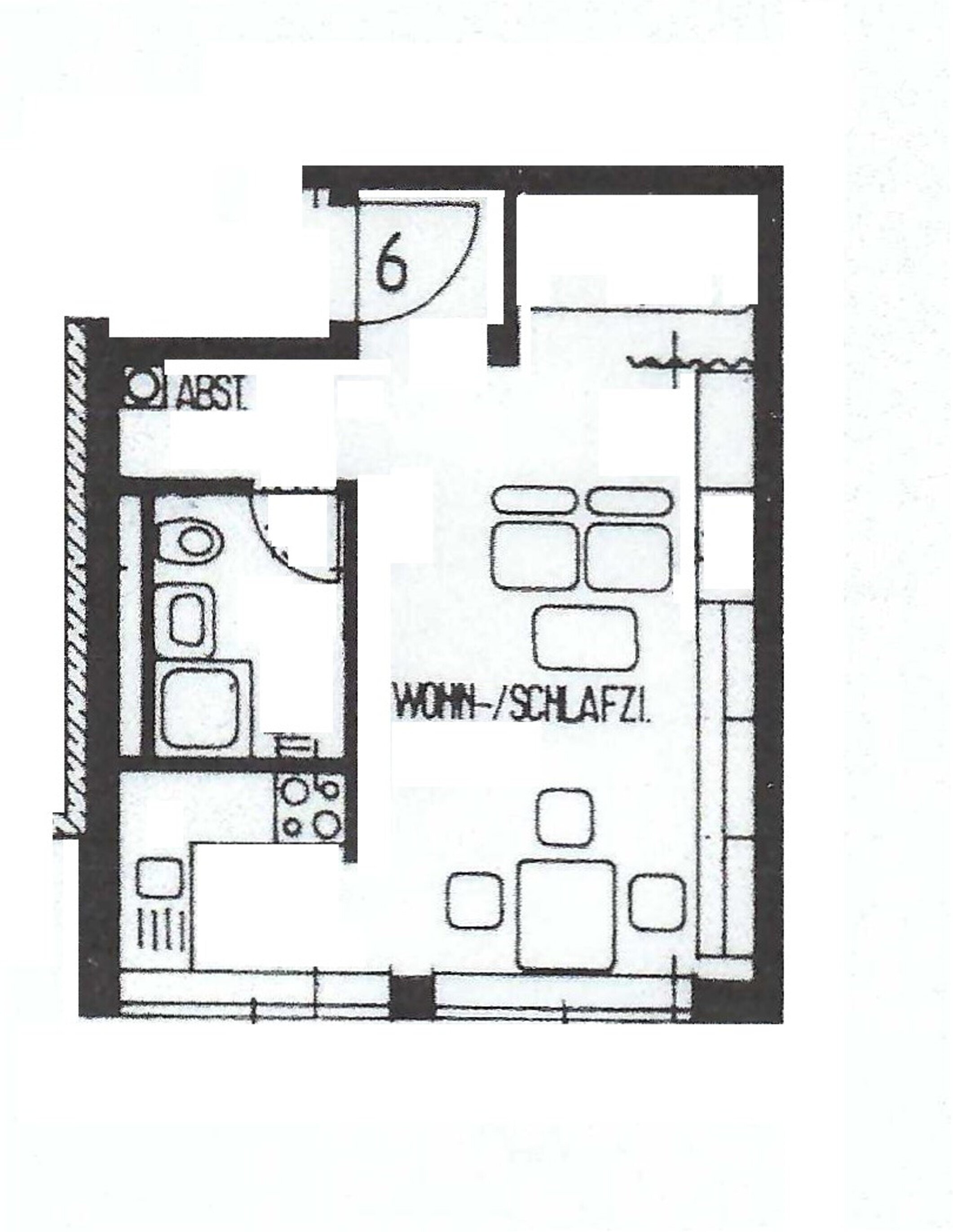 Wohnung zum Kauf 136.500 € 1 Zimmer 30,1 m²<br/>Wohnfläche 1.<br/>Geschoss ab sofort<br/>Verfügbarkeit Aeschach Lindau (Bodensee) 88131