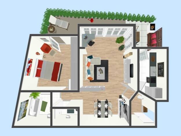 Wohnung zur Miete 540 € 2 Zimmer 71 m² 1. Geschoss frei ab sofort Rüssenstraße 19 Wahlbezirk 12 Suhl 98527