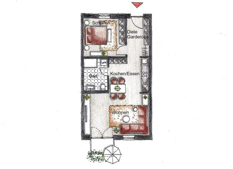 Wohnung zum Kauf provisionsfrei 221.000 € 2 Zimmer 56 m² Freyung 94078