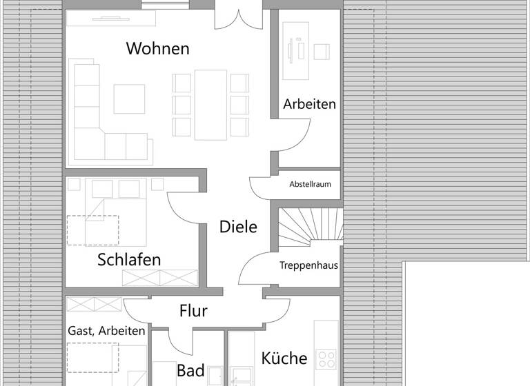 Wohnung zum Kauf provisionsfrei 280.000 € 4 Zimmer 85 m² 2. Geschoss Keldenich Wesseling 50389