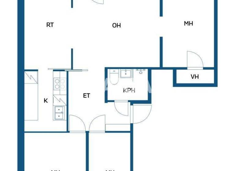 Studio zum Kauf 182.000 € 4 Zimmer 75 m² 2. Geschoss Aleksanterinkatu 19 Porvoo 06100