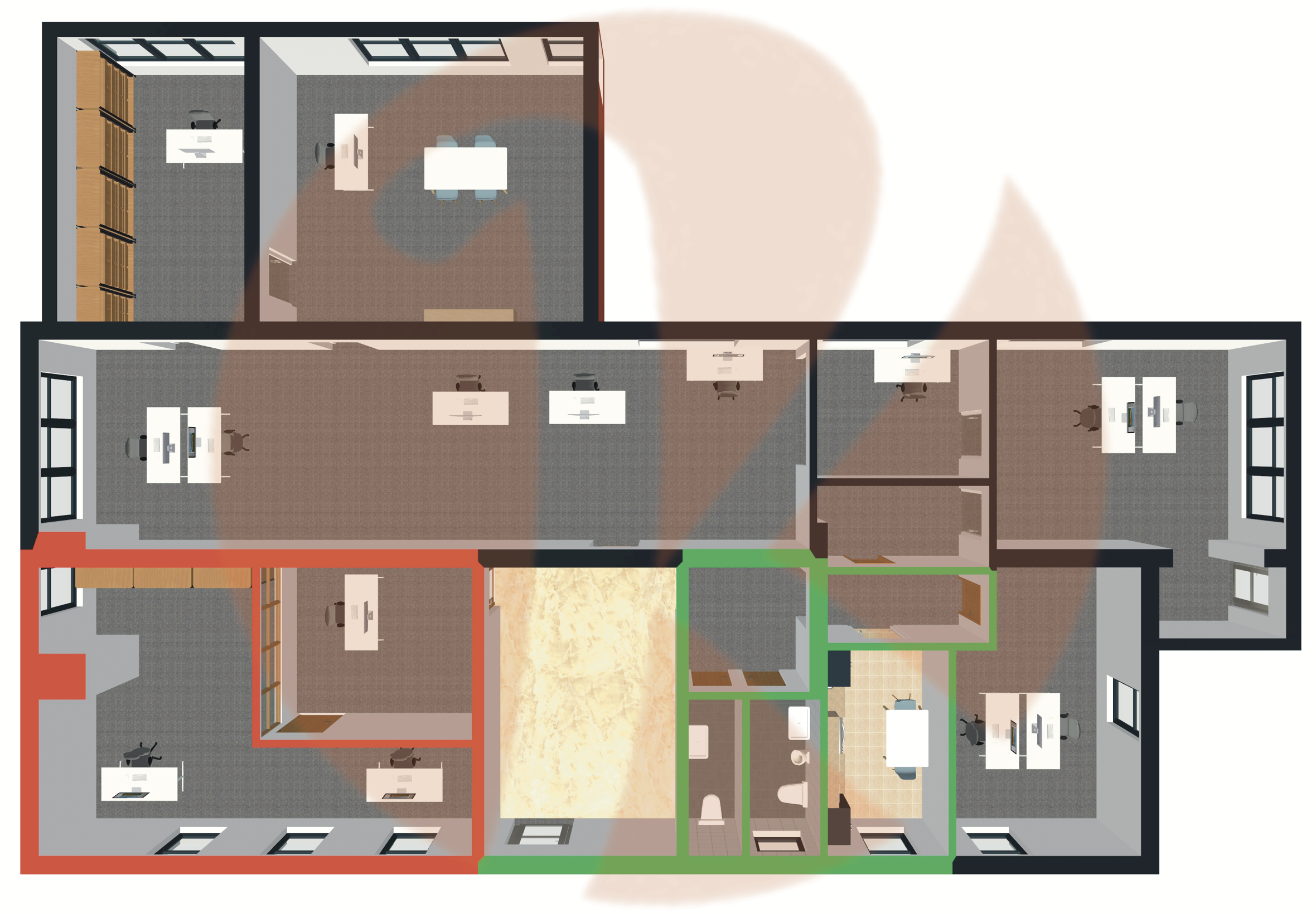 Bürofläche zur Miete provisionsfrei 1.610 € 6 Zimmer 182,4 m²<br/>Bürofläche Bergl Schweinfurt 97421