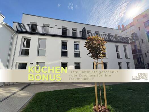 Studio zur Miete - Erstbezug 835 € 2 Zimmer 60,9 m² 2. Geschoss frei ab 01.09.2025 Dreilindenstraße 6 Altlindenau Leipzig 04177