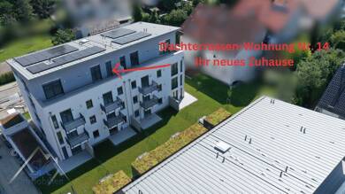 Wohnung zum Kauf 1.042.900 € 3 Zimmer 103,3 m² Dachgeschoss, 3. Geschoss Obere Bahnhofstrasse 32 Germering Germering 82110