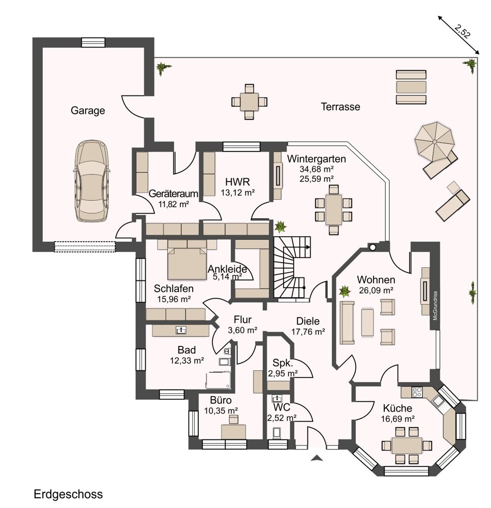 Einfamilienhaus zum Kauf 7 Zimmer 268 m²<br/>Wohnfläche 1.368 m²<br/>Grundstück Ostrhauderfehn Ostrhauderfehn 26842