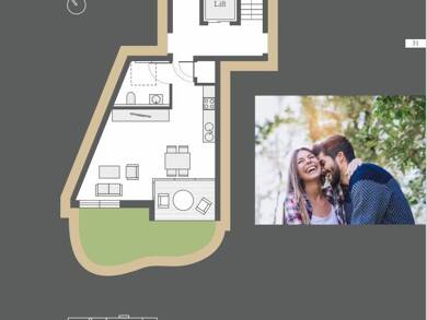 Wohnung zur Miete 450 € 1,5 Zimmer 36,4 m² Stadtgebiet Furtwangen im Schwarzwald 78120
