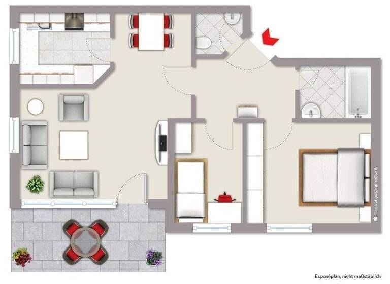 Wohnung zum Kauf 285.000 € 3 Zimmer 66 m² Schorndorf 73614