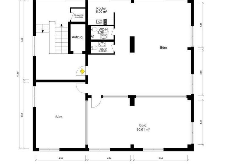 Bürogebäude zur Miete - Erstbezug 4.830 € 180 m² Bürofläche Gertrud-Grunow-Straße 4 Schwabing-Freimann München 80807