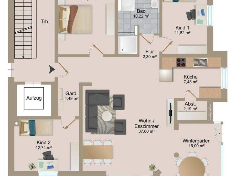 Wohnung zum Kauf 547.000 € 4,5 Zimmer 130 m² EG Eimeldingen 79591