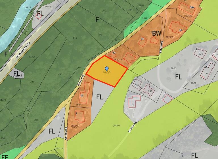 Grundstück zum Kauf 1.500 m² Grundstück Briferweg Schruns 6780