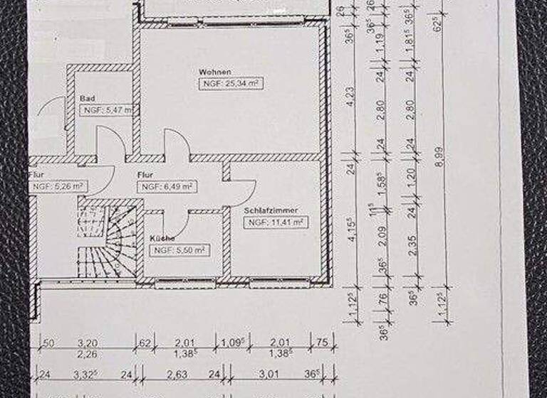 Wohnung zum Kauf provisionsfrei 175.000 € 2 Zimmer 55 m² 1. Geschoss Pye Osnabrück 49090