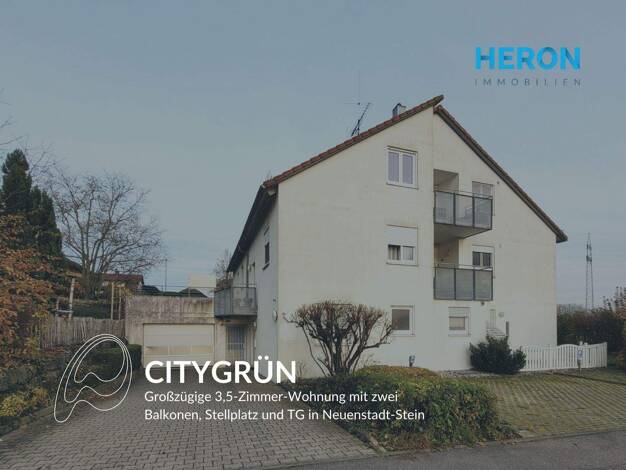 Wohnung zum Kauf 300.000 € 3,5 Zimmer 89,8 m² 1. Geschoss Stein Neuenstadt am Kocher-Stein am Kocher 74196