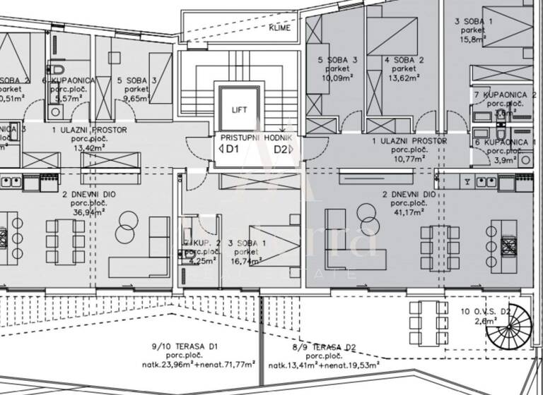 Wohnung zum Kauf 670.000 € 5 Zimmer 3. Geschoss Primosten 22202