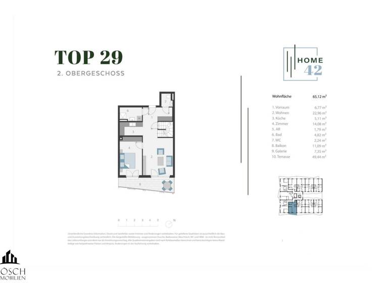 Maisonette zum Kauf - Erstbezug 329.000 € 2 Zimmer 66,8 m² 2. Geschoss Tullnerbach-Lawies 3013