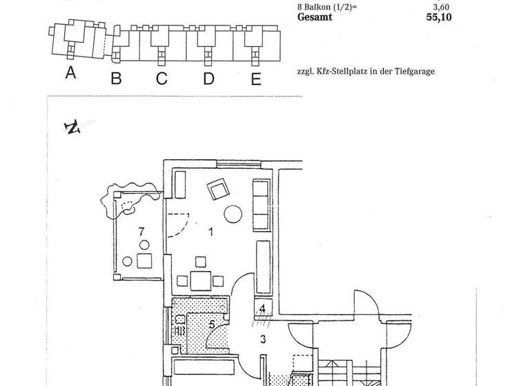 Wohnung zum Kauf 299.000 € 2 Zimmer 55 m² 2. Geschoss Eschersheim Frankfurt am Main 60433