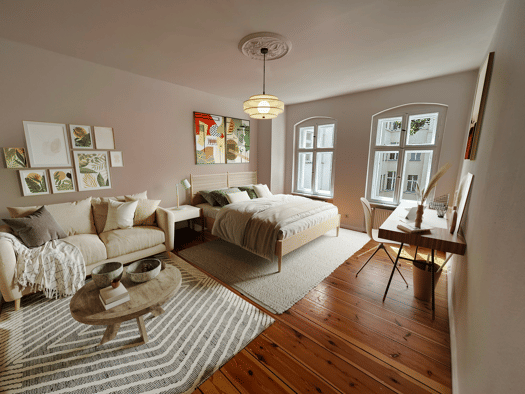 Studio zum Kauf 245.000 € 1 Zimmer 39,1 m² Geschoss 4/4 frei ab 01.08.2026 Kopenhagener Straße 23 Prenzlauer Berg Berlin 10437