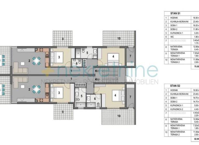 Wohnung zum Kauf 290.880 € 5 Zimmer 91 m² Kolan