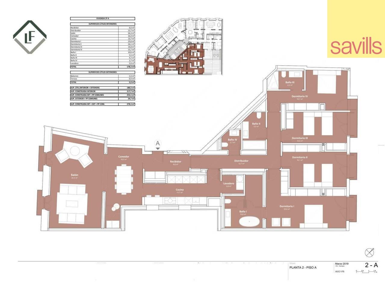 Wohnung zum Kauf provisionsfrei 2.650.000 € 5 Zimmer 218 m²<br/>Wohnfläche 1.<br/>Geschoss Barcelona 08007