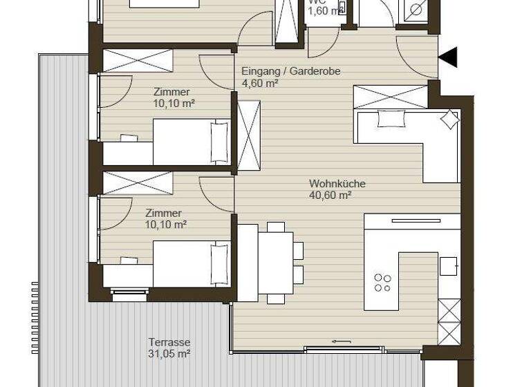 Wohnung zum Kauf - Erstbezug 498.000 € 4 Zimmer 87,6 m² 2. Geschoss Schanzenstr. 1 Latsch 39021