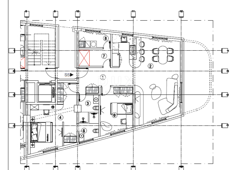 Wohnung zum Kauf 710.000 € 3 Zimmer 1. Geschoss Rijeka 51000