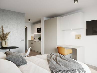 Studio zum Kauf - Neubau provisionsfrei als Kapitalanlage geeignet 235.900 € 1 Zimmer 25 m² Hofgartenweg 14 Kumpfmühl-Ziegetsdorf-Neuprüll Regensburg 93051