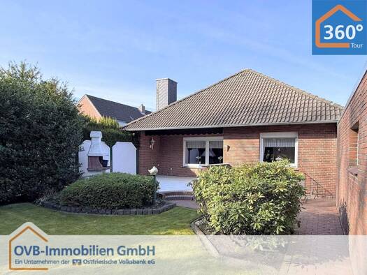 Bungalow zum Kauf 279.000 € 6 Zimmer 140,4 m² 587 m² Grundstück Larrelt Emden 26723