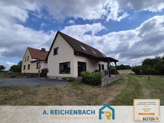Einfamilienhaus zum Kauf 265.000 € 10 Zimmer 230 m² 4.637 m² Grundstück Pretzscher Allee 8 Bad Schmiedeberg 06905