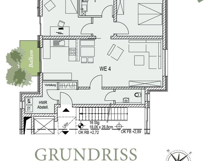Wohnung zum Kauf - Erstbezug provisionsfrei 398.000 € 3 Zimmer 92 m² Pilgerzell Künzell 36093