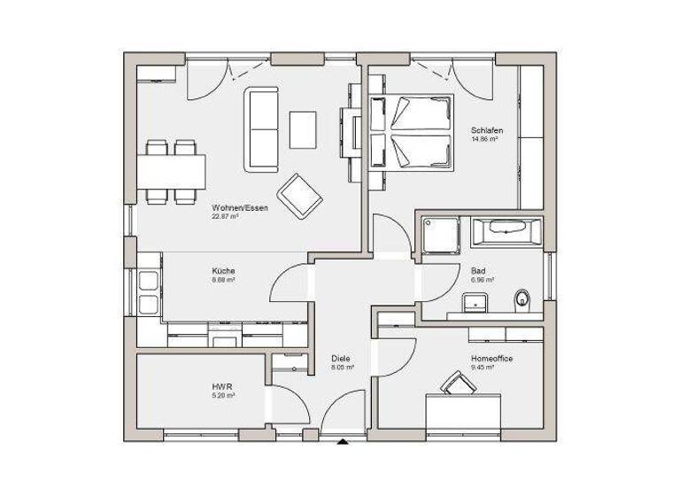 Einfamilienhaus zum Kauf provisionsfrei 290.550 € 3 Zimmer 76 m² 832 m² Grundstück Radegast 06369