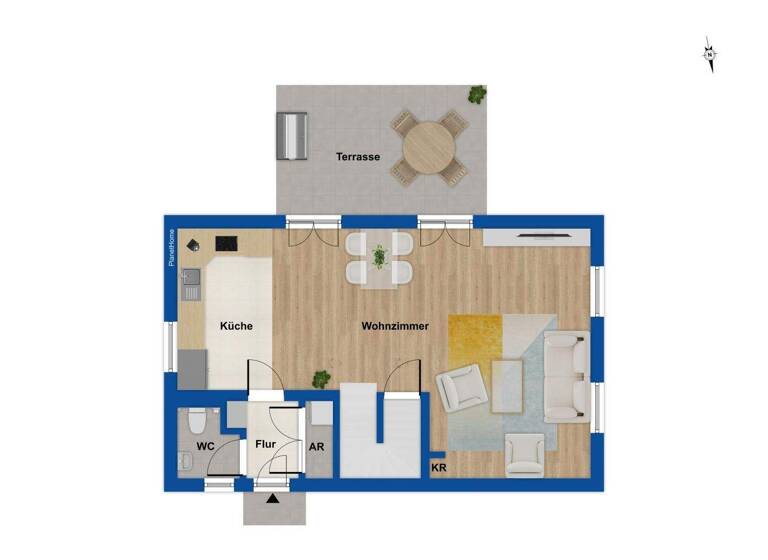 Doppelhaushälfte zum Kauf 449.000 € 3 Zimmer 95 m² 582 m² Grundstück Wieck a. Darß 18375