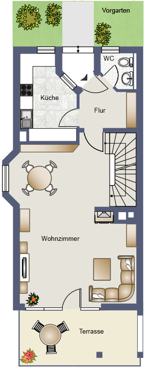 Doppelhaushälfte zum Kauf 600.000 € 5 Zimmer 125 m²<br/>Wohnfläche 365 m²<br/>Grundstück Tiengen Freiburg im Breisgau / Tiengen 79112