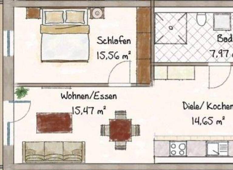 Wohnung zum Kauf 352.000 € 2 Zimmer 58,6 m² frei ab 01.10.2027 Altdorf Landshut/Altdorf 84032