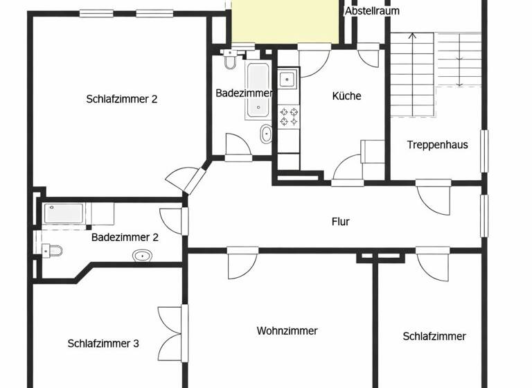 WG-Zimmer zur Miete 1.250 € 4 Zimmer 118 m² Geschoss EG/5 frei ab sofort Innenstadt Neumünster 24534