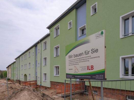 Wohnung zur Miete nur mit Wohnberechtigungsschein 436 € 2 Zimmer 54,5 m² 2. Geschoss frei ab 01.12.2025 Boldtstr. 7 Eberswalde 16225