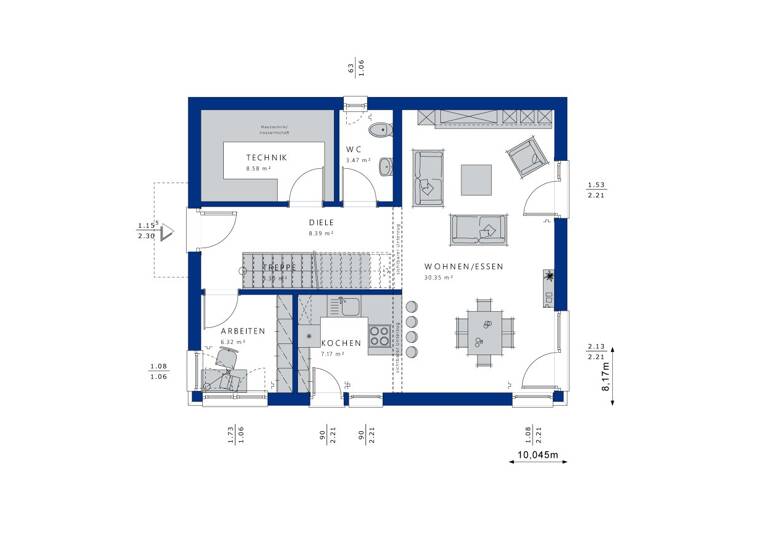 Einfamilienhaus zum Kauf 837.540 € 4,5 Zimmer 131,4 m²<br/>Wohnfläche 1.072 m²<br/>Grundstück Etterzhausen Nittendorf 93152