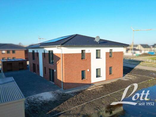 Wohnung zur Miete - Erstbezug 800 € 3 Zimmer 72,1 m² frei ab sofort Augustfehn I Apen / Augustfehn 26689