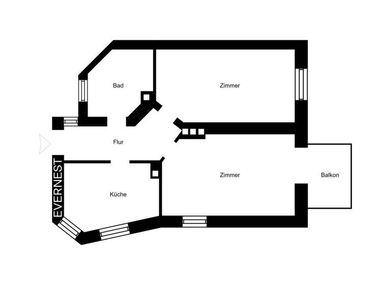 Wohnung zum Kauf 229.000 € 2 Zimmer 61 m² 2. Geschoss List Hannover 30161