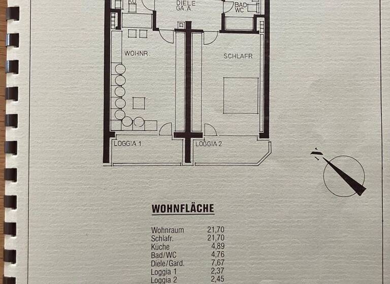 Wohnung zum Kauf 150.000 € 2 Zimmer 69,2 m² 2. Geschoss Homburg 66424