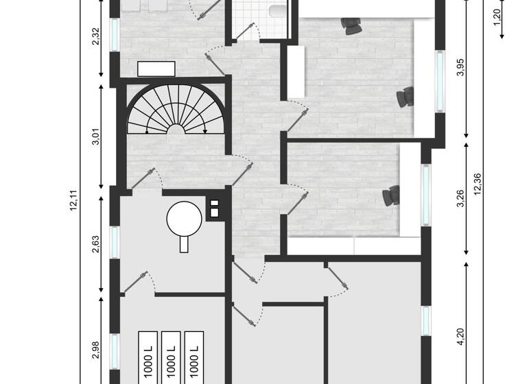 Mehrfamilienhaus zum Kauf 758.000 € 8 Zimmer 222 m² 603 m² Grundstück Wiesenstr. 44 Tamm 71732