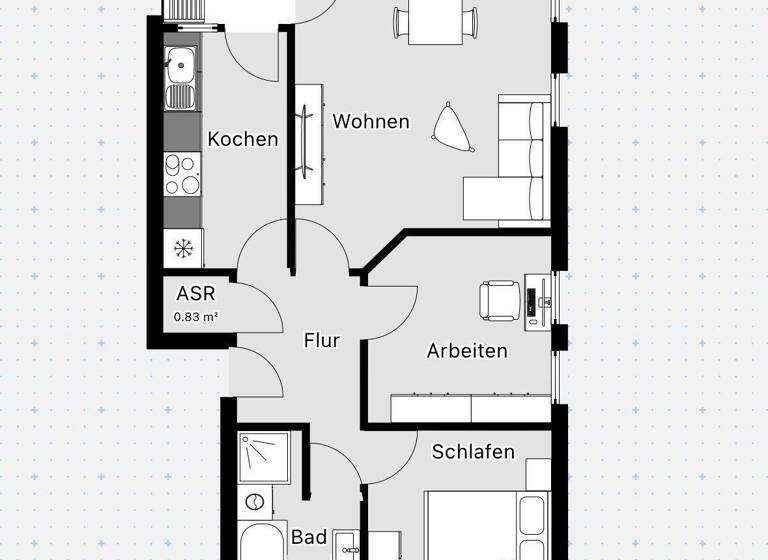 Wohnung zum Kauf 195.000 € 3 Zimmer 78,5 m² 2. Geschoss Meisenweg 11 Gesundbrunnen Halle 06110