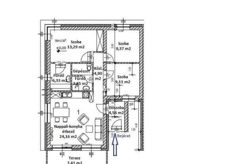Reihenendhaus zum Kauf - Erstbezug provisionsfrei 255.000 € 4 Zimmer 75 m² 174 m² Grundstück frei ab sofort Hévíz 8380