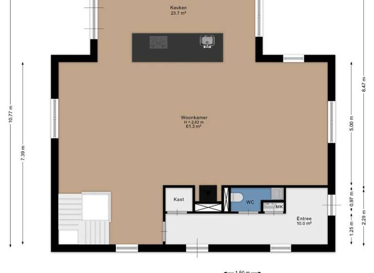 Einfamilienhaus zum Kauf 1.000.000 € 4 Zimmer 172 m² 4.240 m² Grundstück delbuursterweg 25 sondel 8565 GK