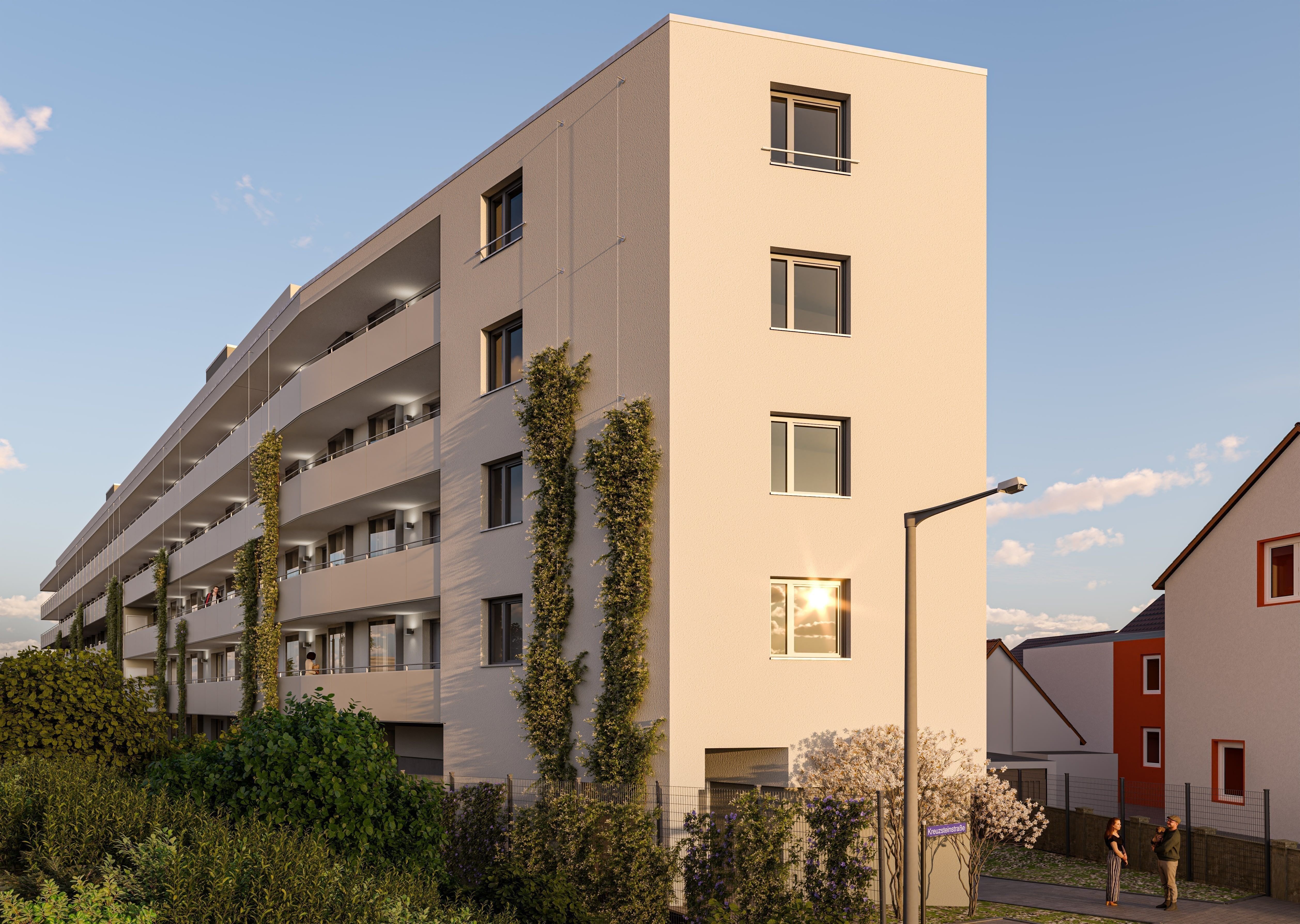 Wohnung zum Kauf provisionsfrei als Kapitalanlage geeignet 584.613 € 4 Zimmer 114,6 m²<br/>Wohnfläche Kreuzsteinstraße 1e Schweinau Nürnberg 90441