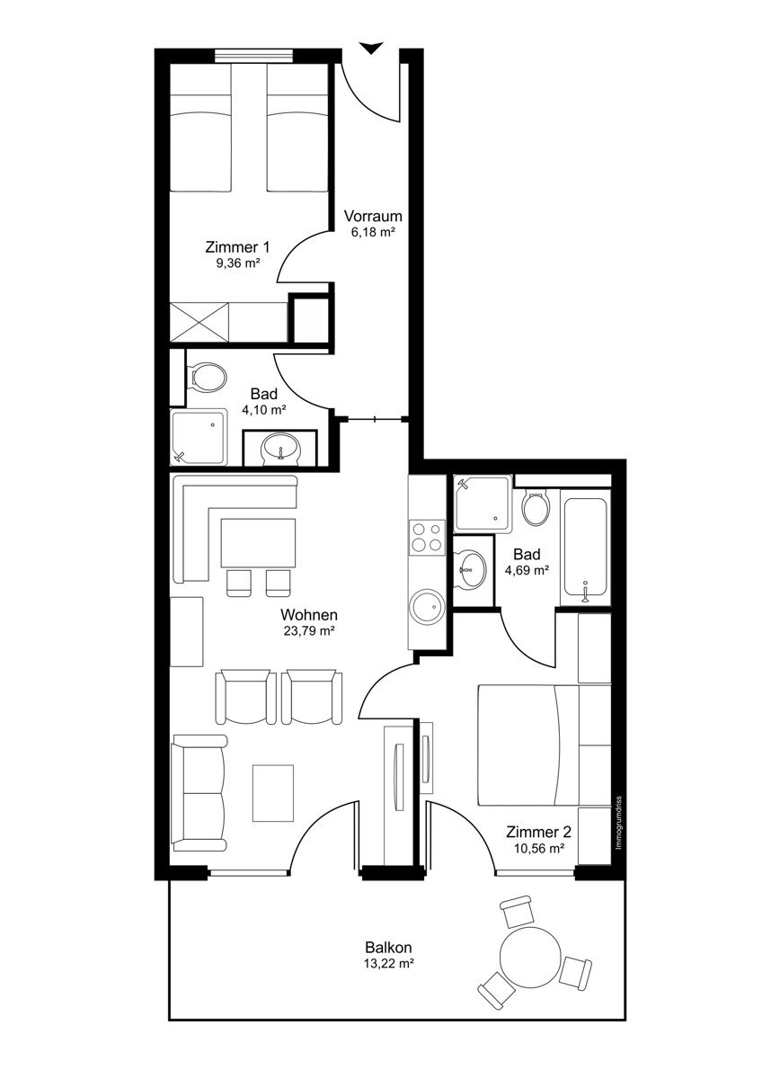 Wohnung zum Kauf 359.000 € 3 Zimmer 58,6 m²<br/>Wohnfläche Kaprun 5710