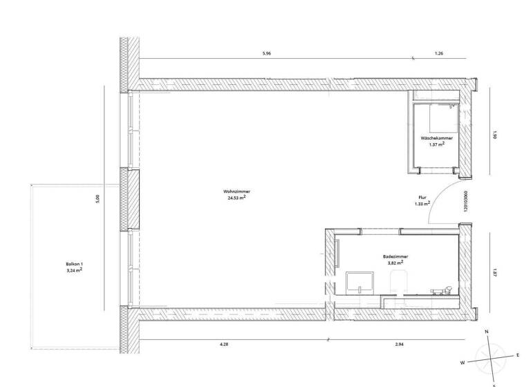 Studio zur Miete 850 € 1 Zimmer 34,6 m² 3. Geschoss Spandau Berlin 13587