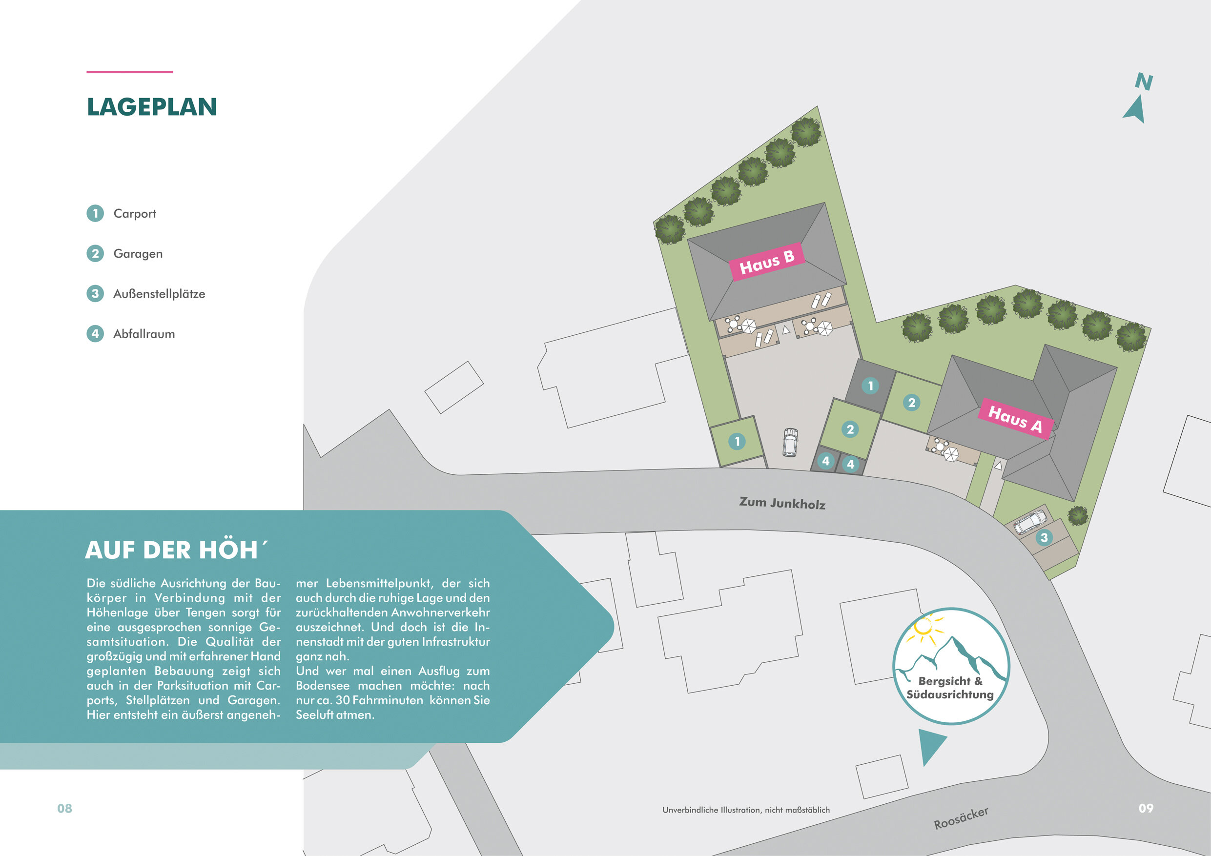 Wohnung zur Miete 1.130 € 3 Zimmer 78,3 m²<br/>Wohnfläche 2.<br/>Geschoss Zum Junkholz 6 Tengen Tengen 78250